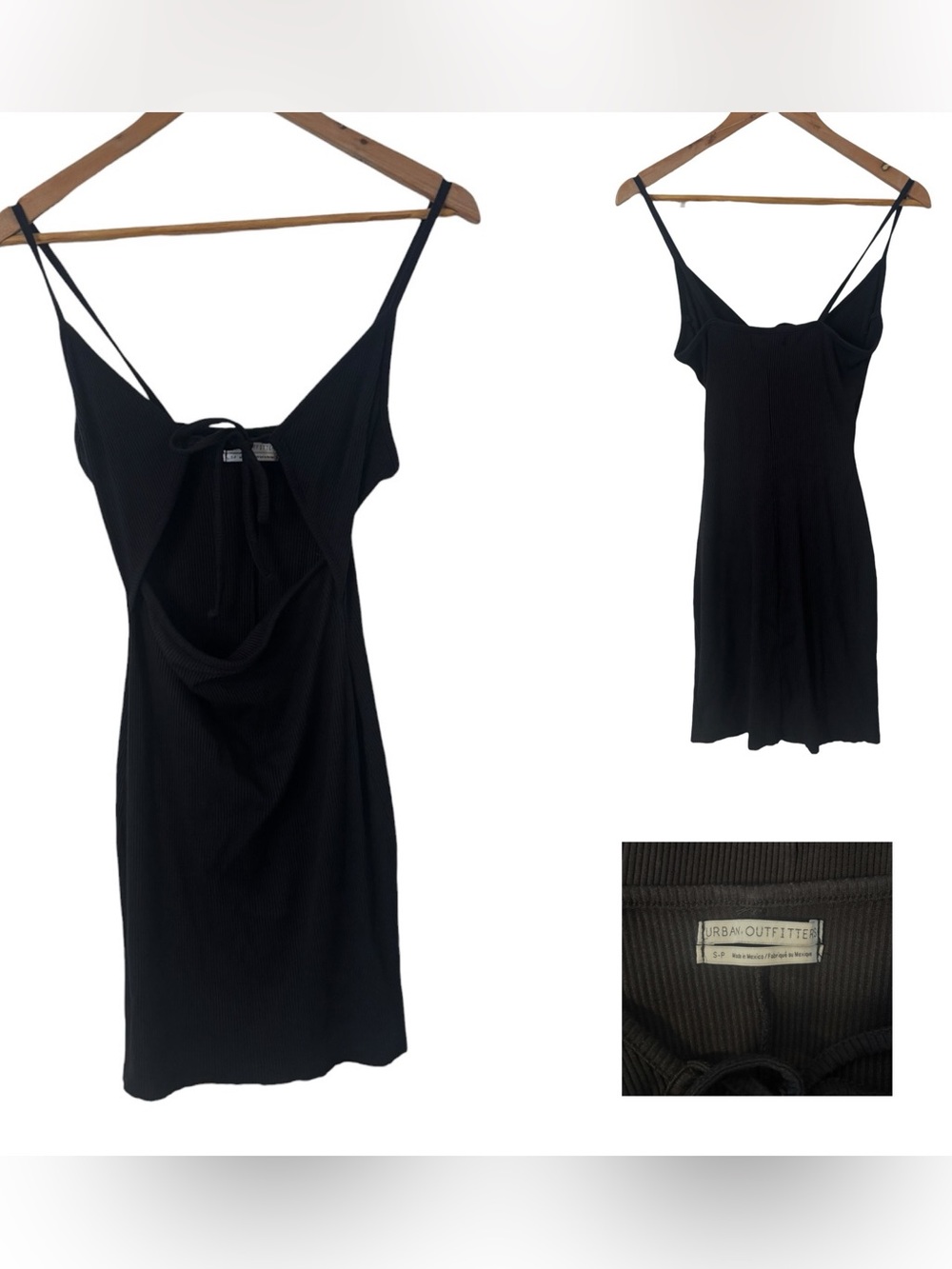 Urban Outfitters Ribbed Cutout Mini Dress
